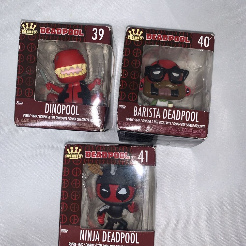 Funko Minis - Deadpool (set of 3) collectibles mini figures,action figure toy